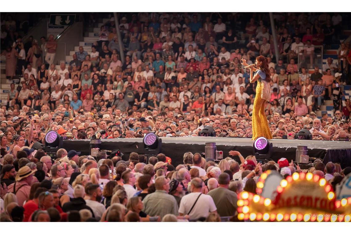 // 17. Heimspiel, Open Air Andrea Berg in der Arena in Aspach