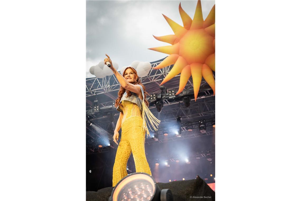 // 17. Heimspiel, Open Air Andrea Berg in der Arena in Aspach