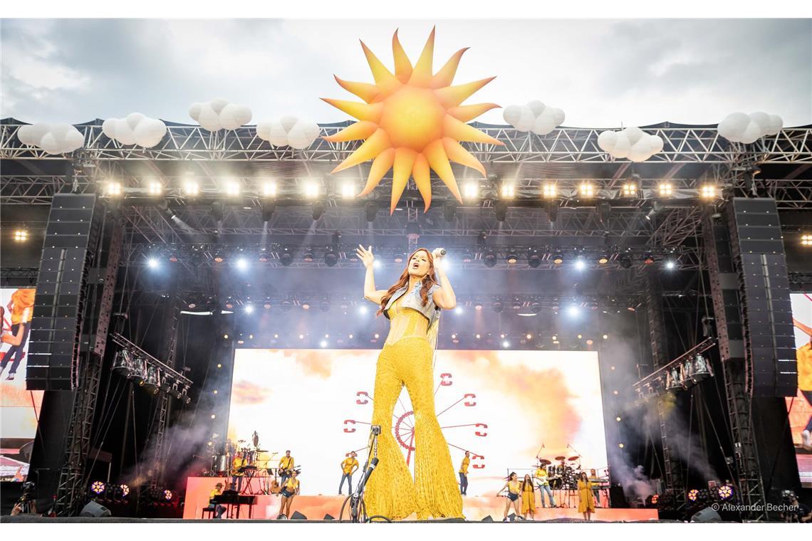 // 17. Heimspiel, Open Air Andrea Berg in der Arena in Aspach