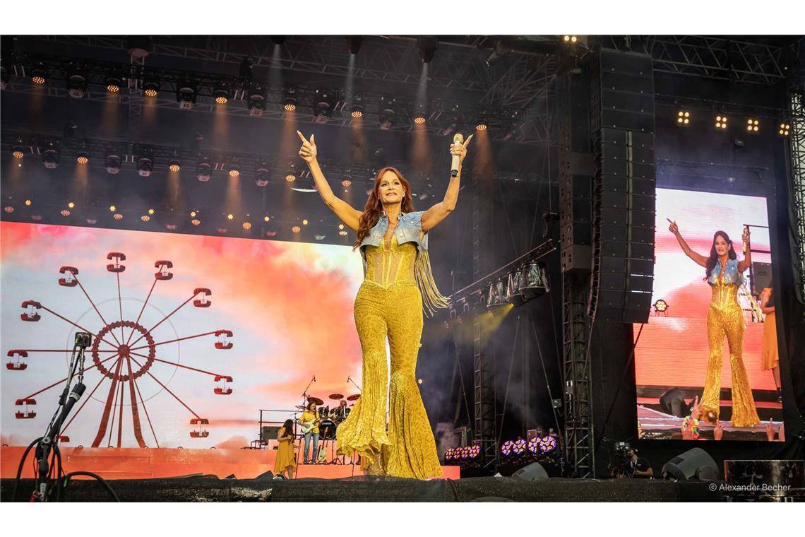 // 17. Heimspiel, Open Air Andrea Berg in der Arena in Aspach