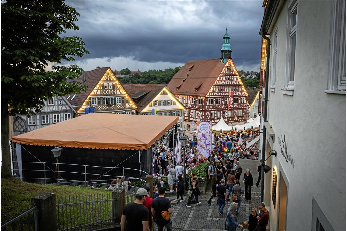 // 52. Backnanger Straßenfest, Eröffnungstag, Freitag