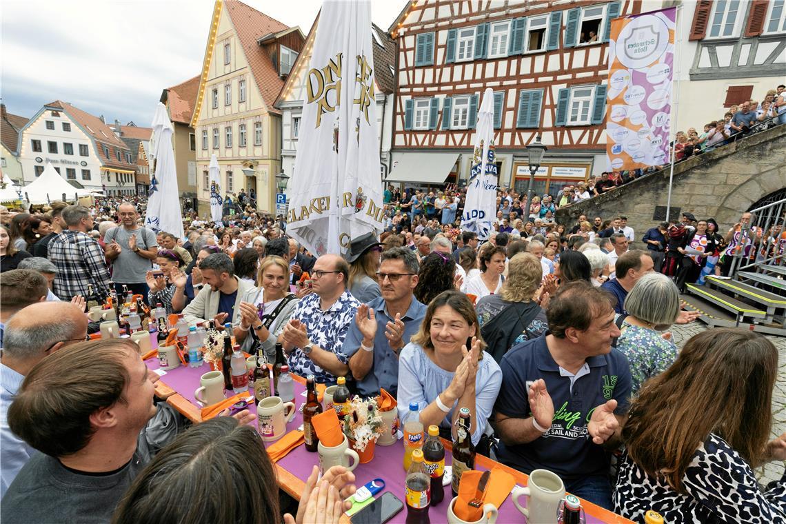 // 52. Backnanger Straßenfest, Eröffnungstag, Freitag