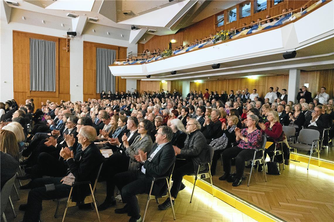 // 59. Neujahrsempfang der Stadt Backnang am 10.1.2025 im Backnanger Bürgerhaus