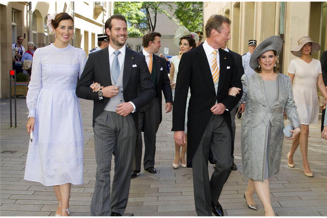 ... wie <b>Prinzessin Claire von Luxemburg</b>, die das Kleid zum Nationalfeiertag trug.