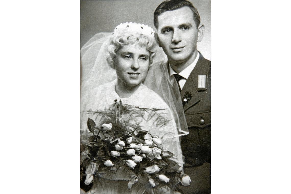 1959 feierte das Paar doppelt Hochzeit – erst im Rathaus, dann in der Kirche.