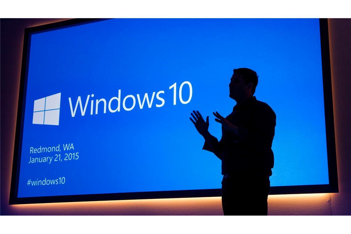 32 Millionen Windows-Computer laufen in Deutschland noch mit dem Betriebssystem Windows 10, das inzwischen in die Jahre gekommen ist. (Handout Microsoft)