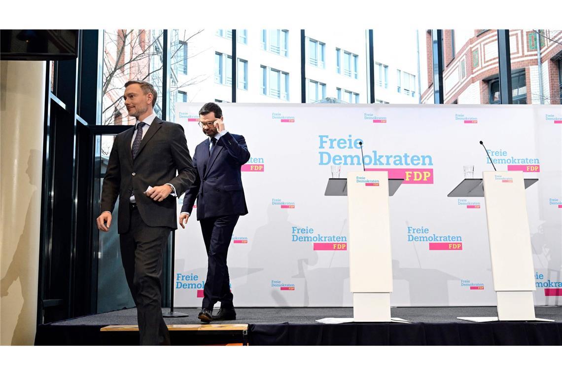 Abgang: FDP-Chef Christian Lindner hat angekündigt, sich aus der Politik zurückziehen zu wollen.