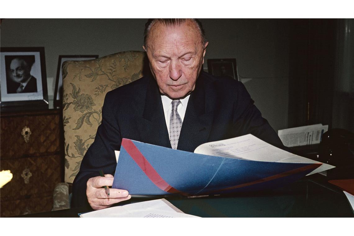 Adenauer prägte den Wiederaufbau und die Westintegration Deutschlands. (Archivbild)