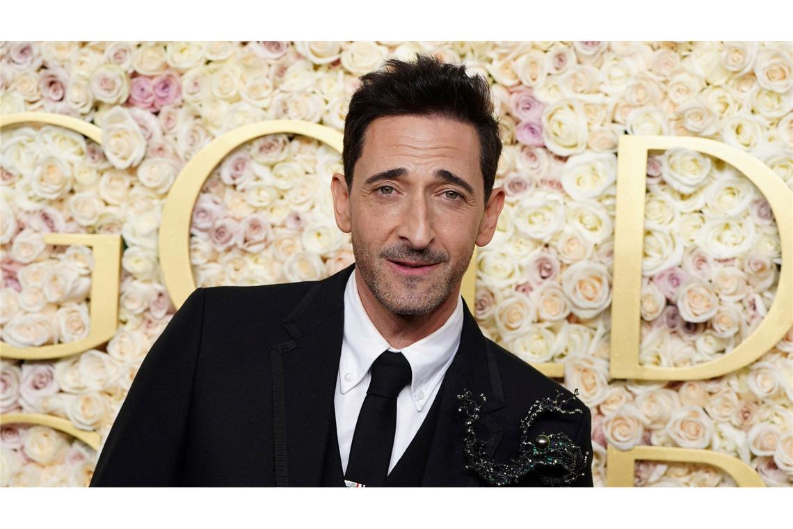 Adrien Brody spielt die preisgekrönte Hauptrolle in dem Globe-Gewinner "The Brutalist".