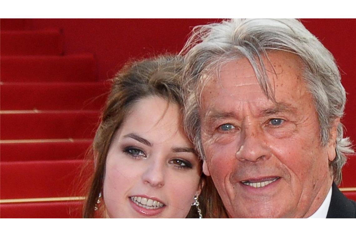 Alain Delon, hier mit Tochter Anouchka, starb im Alter von 88 Jahren. (Foto - Archiv)