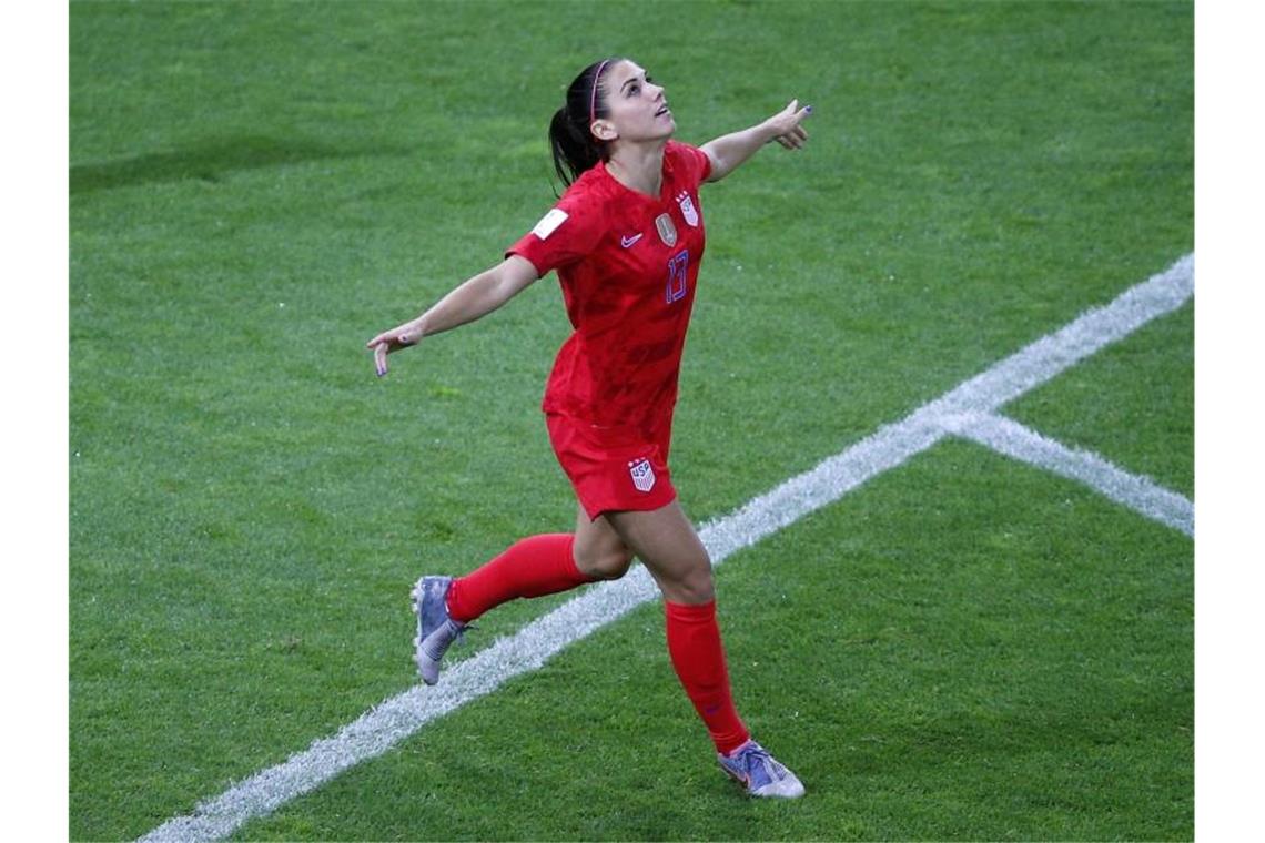 Alex Morgan führte die USA zum Sieg. Foto: Francois Mori/AP