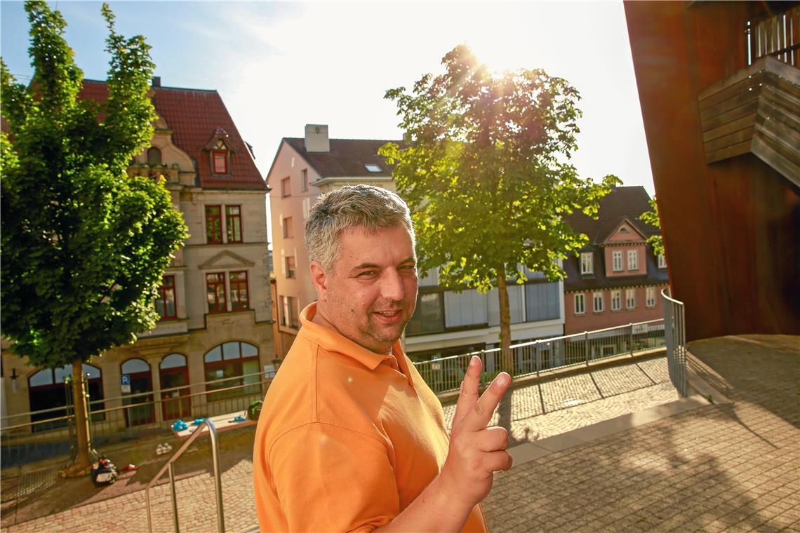Alexander Hornauer bespielt den BKZ-Instagramkanal Alexander Hornauer macht sich manchmal auch in seiner Heimatstadt Backnang auf Motivsuche. Foto: Alexander Becher