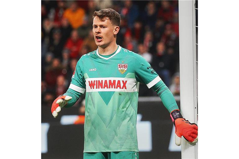 Alexander Nübel macht in Leverkusen ­Werbung in eigener Sache.