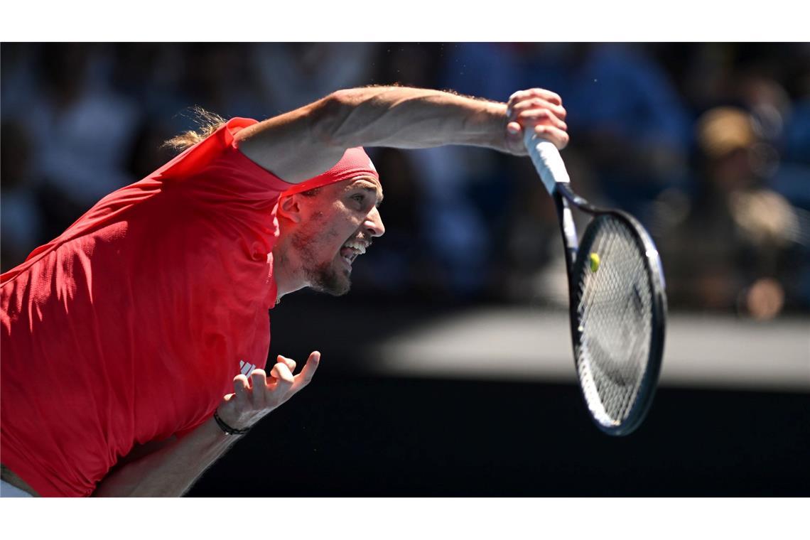 Alexander Zverev gewinnt sein Viertelfinale bei den Australian Open