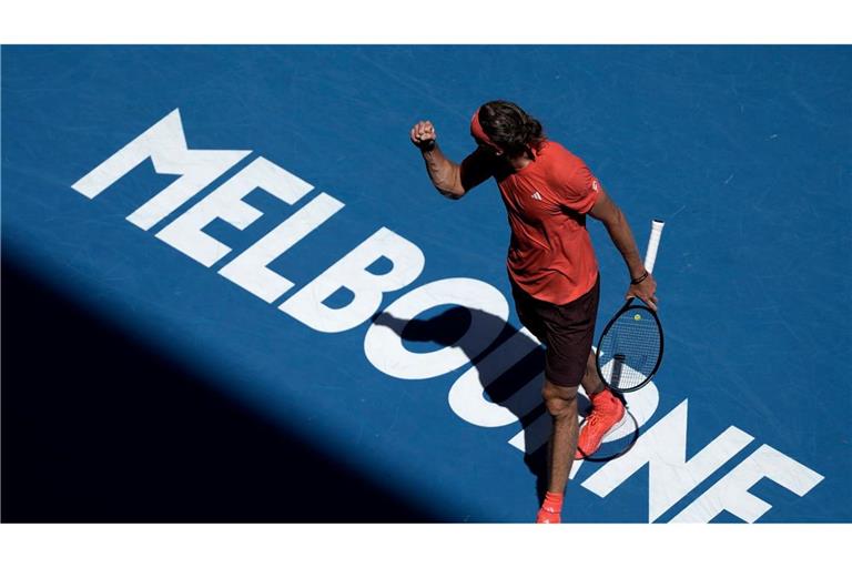 Alexander Zverev hat in Melbourne weiter Grund zum Jubeln