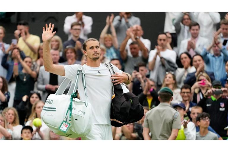 Alexander Zverev ist in Wimbledon an Taylor Fritz gescheitert.