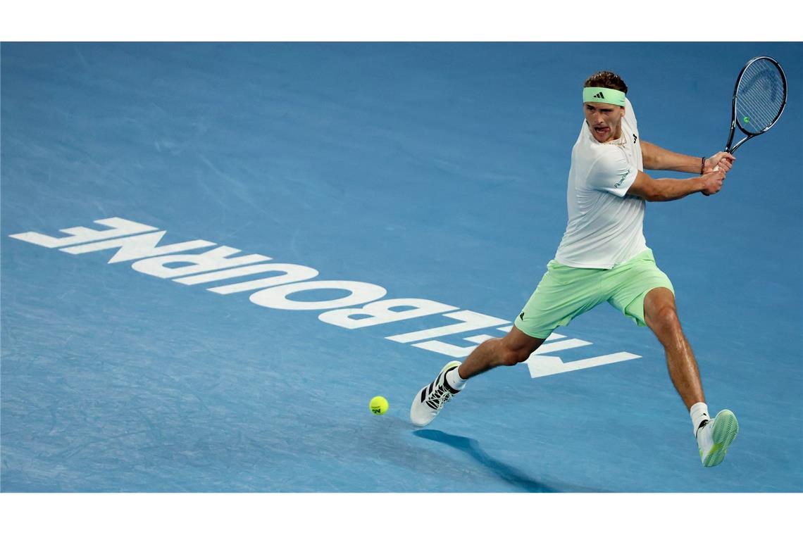 Alexander Zverev schied im Vorjahr bei den Australian Open im Halbfinale aus.