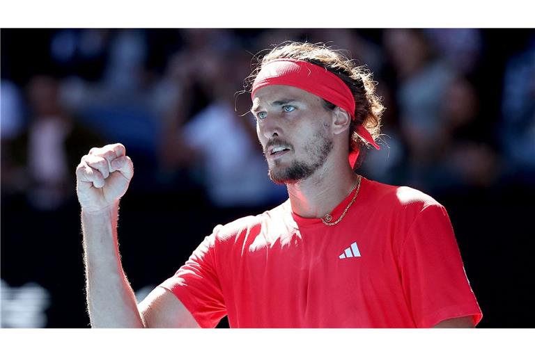 Alexander Zverev steht im Finale von Melbourne.