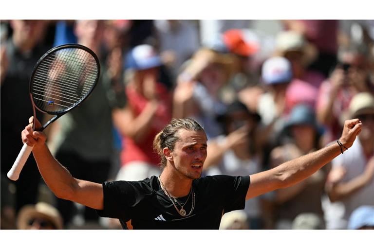 Alexander Zverev steht im olympischen Achtelfinale.