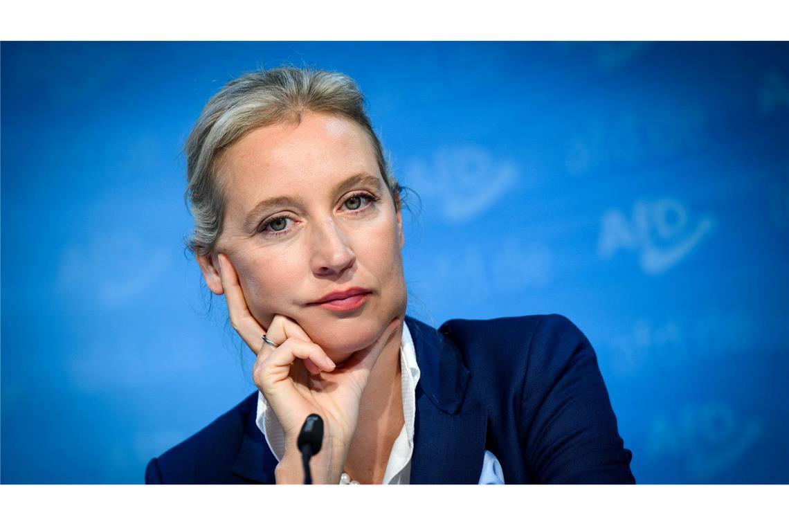 Alice Weidel soll einer Vorabsprache zufolge Kanzlerkandidatin der AfD werden (Archivbild)