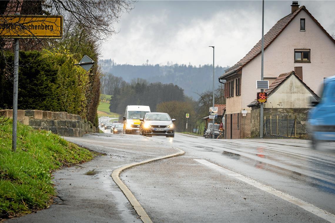 Alle neun Gebäude im Teilort Ellenweiler sind aktuell sehr stark vom Lärm betroffen. Foto: Alexander Becher