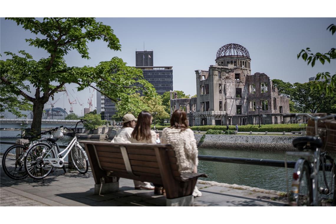 Als am 6. August 1945 die Atombombe in Hiroshima explodierte, blieb in der Gegend nur der Genbaku Dome stehen. Heute ist er das Hiroshima-Friedensdenkmal. (Archivfoto)