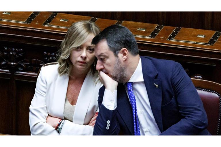 Als Verkehrsminister ist Matteo Salvini einer der zentralen Figuren im Kabinett von Ministerpräsidentin Giorgia Meloni. (Archivbild)