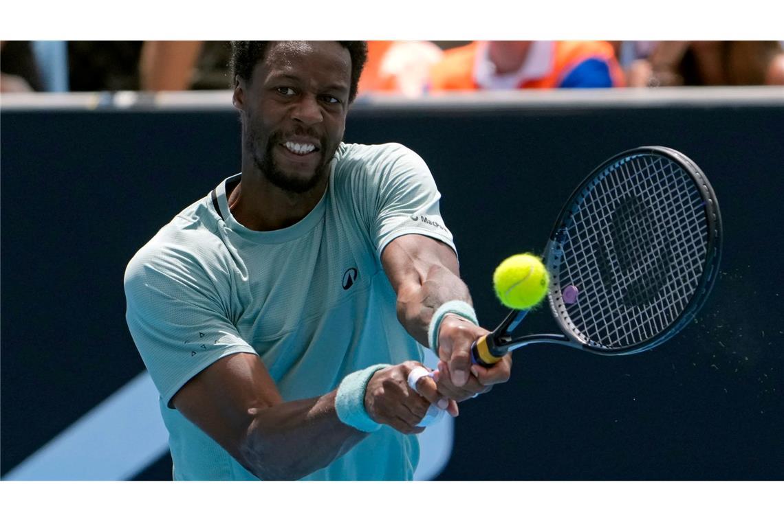 Altstar Gaël Monfils sorgt bei den Australian Open für gute Ergebnisse.