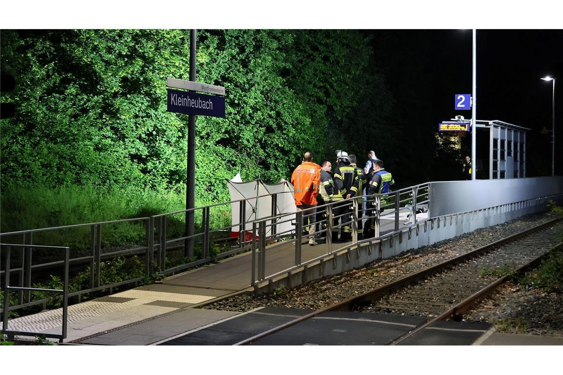 Am Bahnsteig im bayerischen Kleinheubach sind zwei Männer ums Leben gekommen.