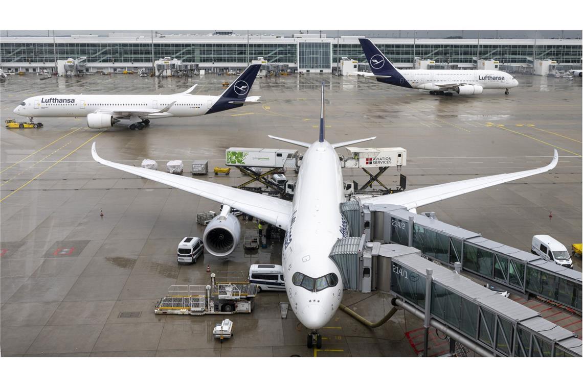 Am Flughafen in München fallen am Donnerstag und Freitag wegen eines Streiks die meisten Flüge weg (Archivfoto).