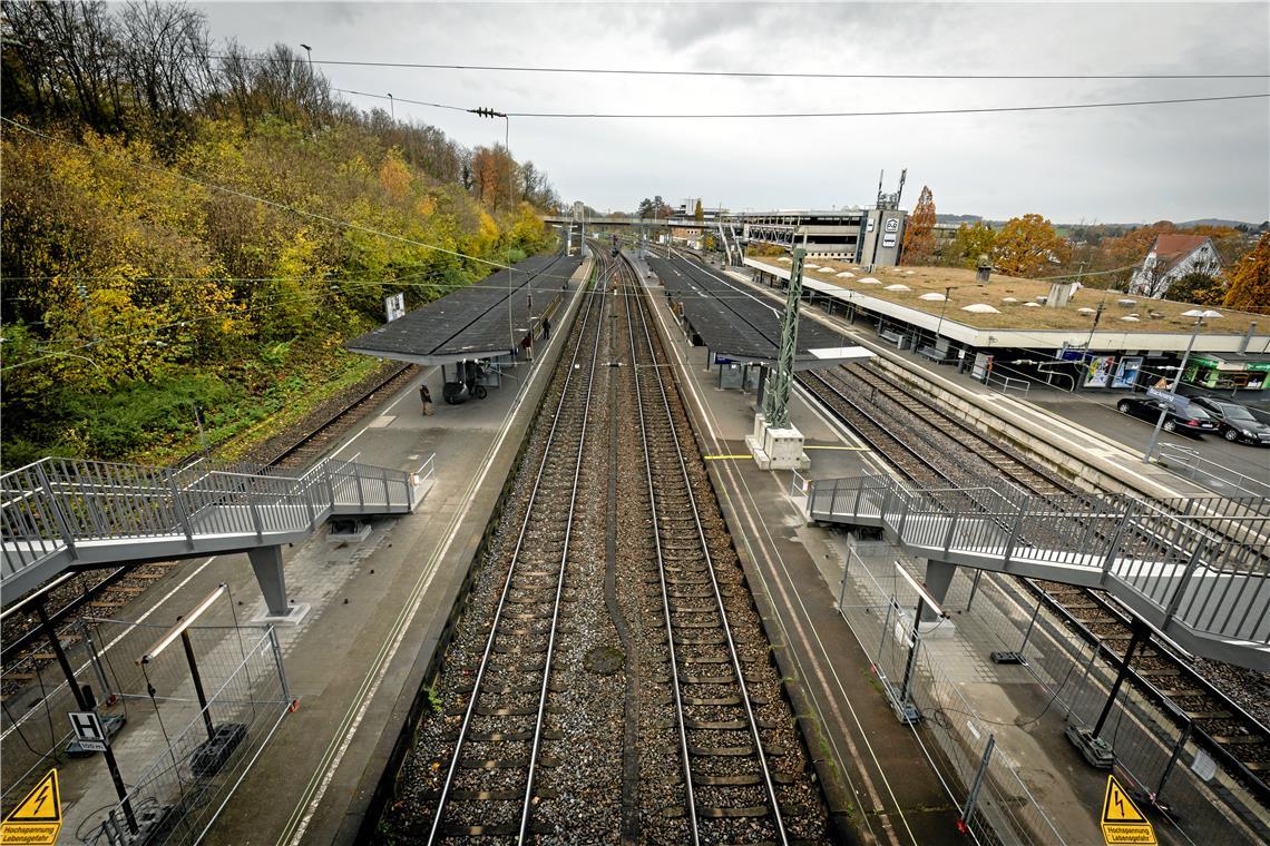 Am gestrigen Dienstag kam es Backnanger Bahnhof zu kuriosen Szenen. Archivfoto: Alexander Becher