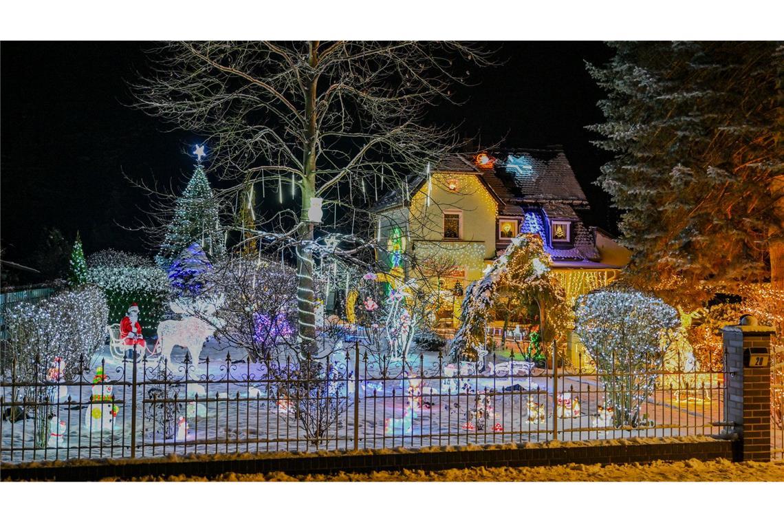 Am Sonntag gehen auch bei Familie Muschner in Brandenburg die Lichter an.