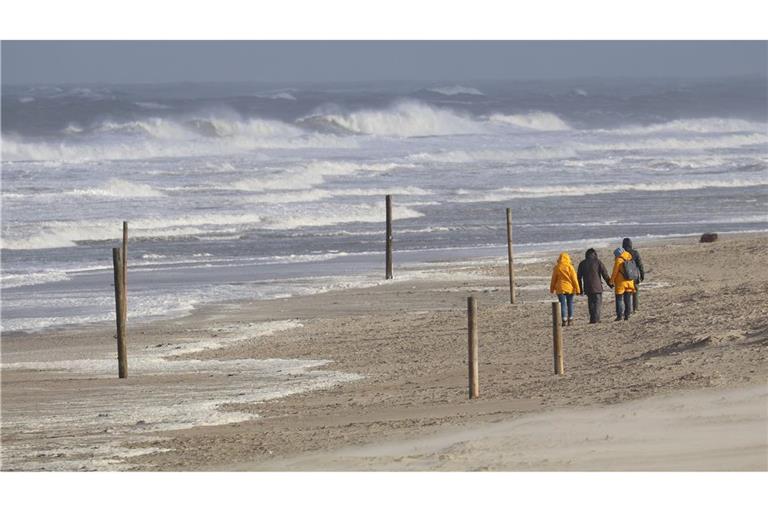 An der Nordsee wird es stürmisch. (Archivbild)