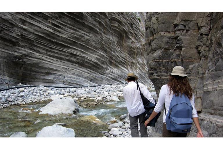 An engen Stellen der Schlucht kann das Wasser im Winter meterhoch steigen. (Archivbild)