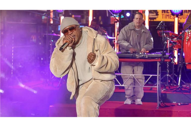 An Silvester trat LL Cool J bereits auf dem Times Square in New York auf, jetzt kündigt der Rapper ein neues Album an. (Archivbild)