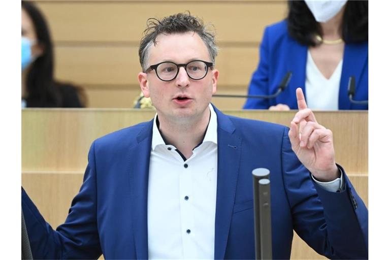 Andreas Schwarz, Fraktionsvorsitzender von Bündnis 90/Die Grünen im Landtag von Baden-Württemberg. Foto: Bernd Weißbrod/dpa