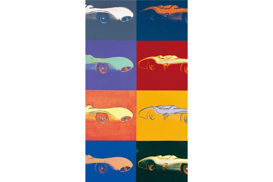 Andy Warhol setzte dem silbernen Wagen ein buntes Denkmal.