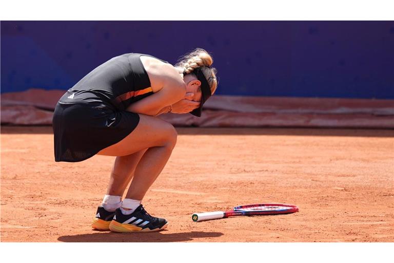 Angelique Kerber geht ihr Zweitrunden-Sieg bei Olympia sehr nah.