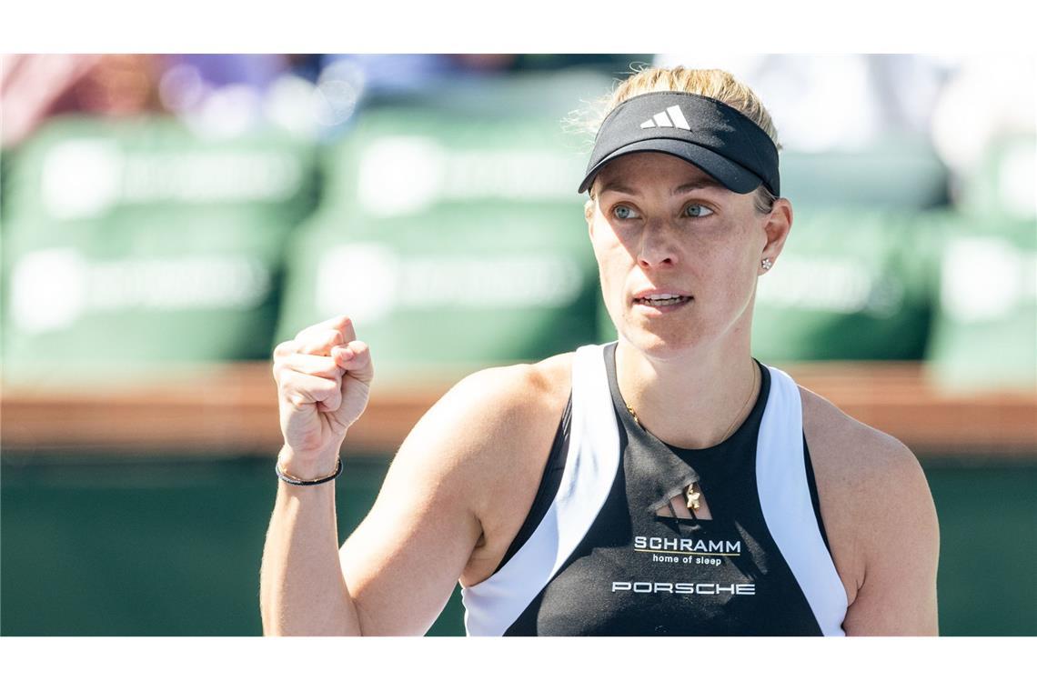 Angelique Kerber ist eine Runde weiter.