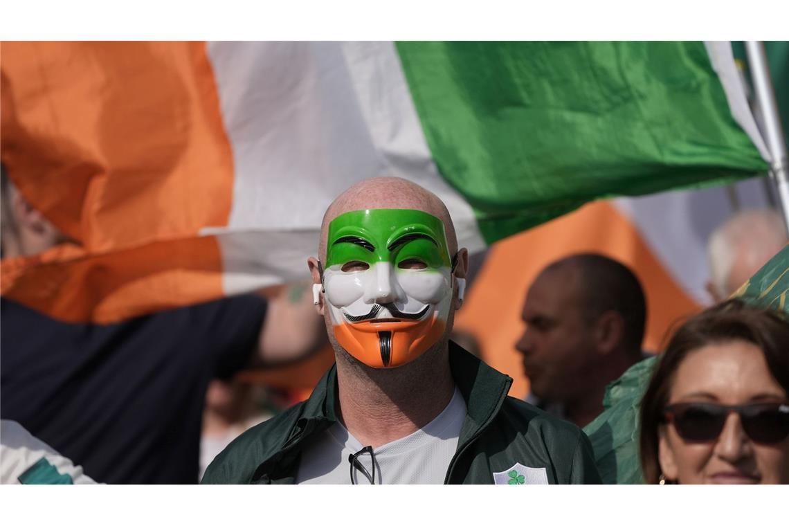 Anti-Einwanderungsdemonstration in Dublin.