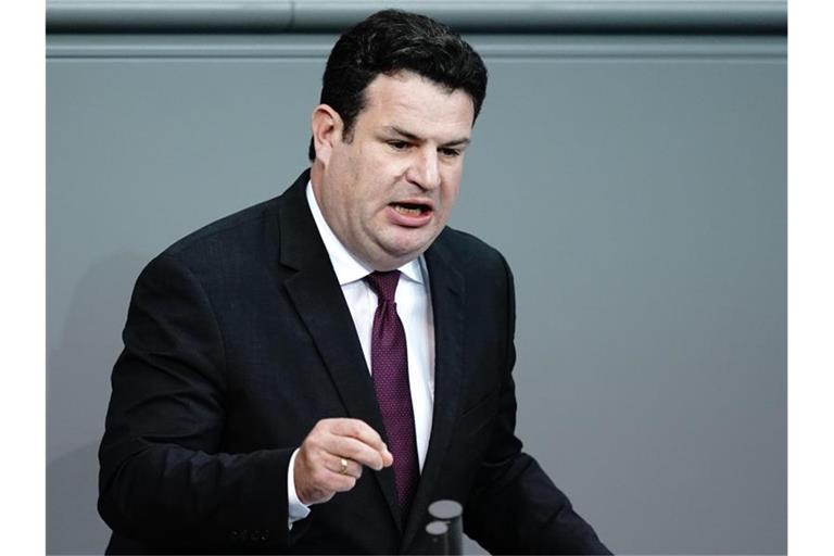 Arbeitsminister Hubertus Heil ist gegen eine Anhebung der Verdienstgrenze bei Minijobs. Foto: Kay Nietfeld/dpa