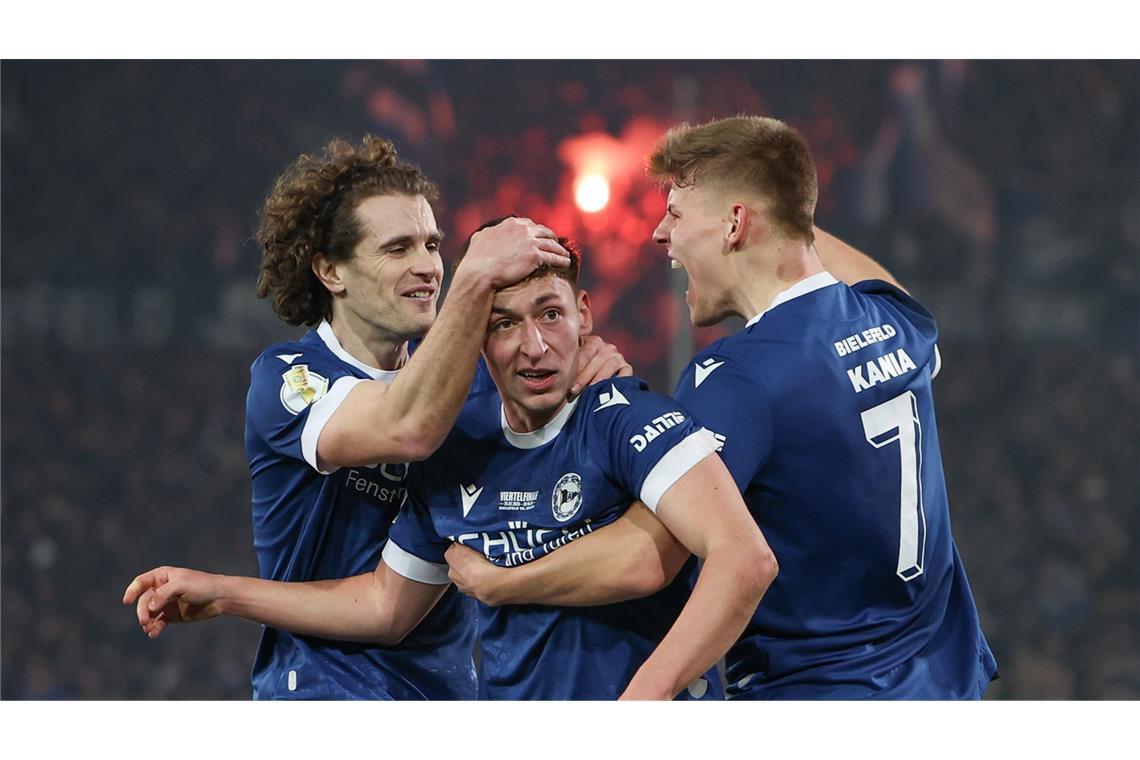 Arminia Bielefeld steht nach dem 2:1-Sieg gegen Werder Bremen im DFB-Pokal-Halbfinale.