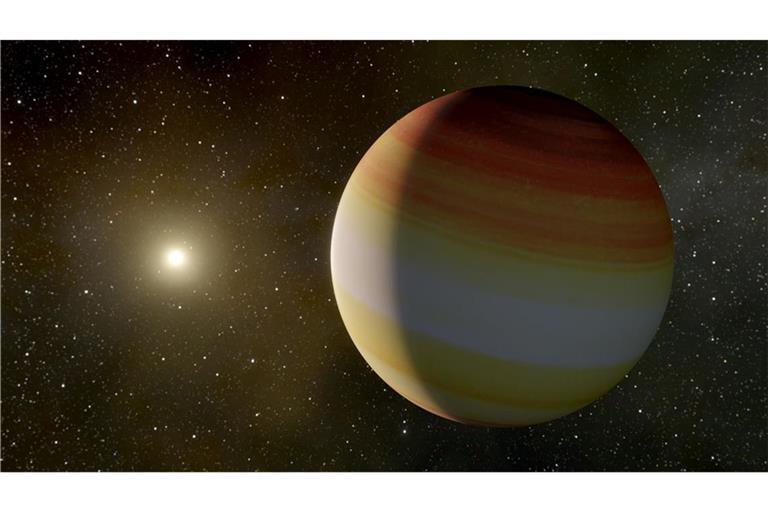 Astronomen haben einen extrem massereichen Exoplaneten entdeckt, der mit seinem Stern und einem Innenplaneten ein eigentümliches  System bildet.