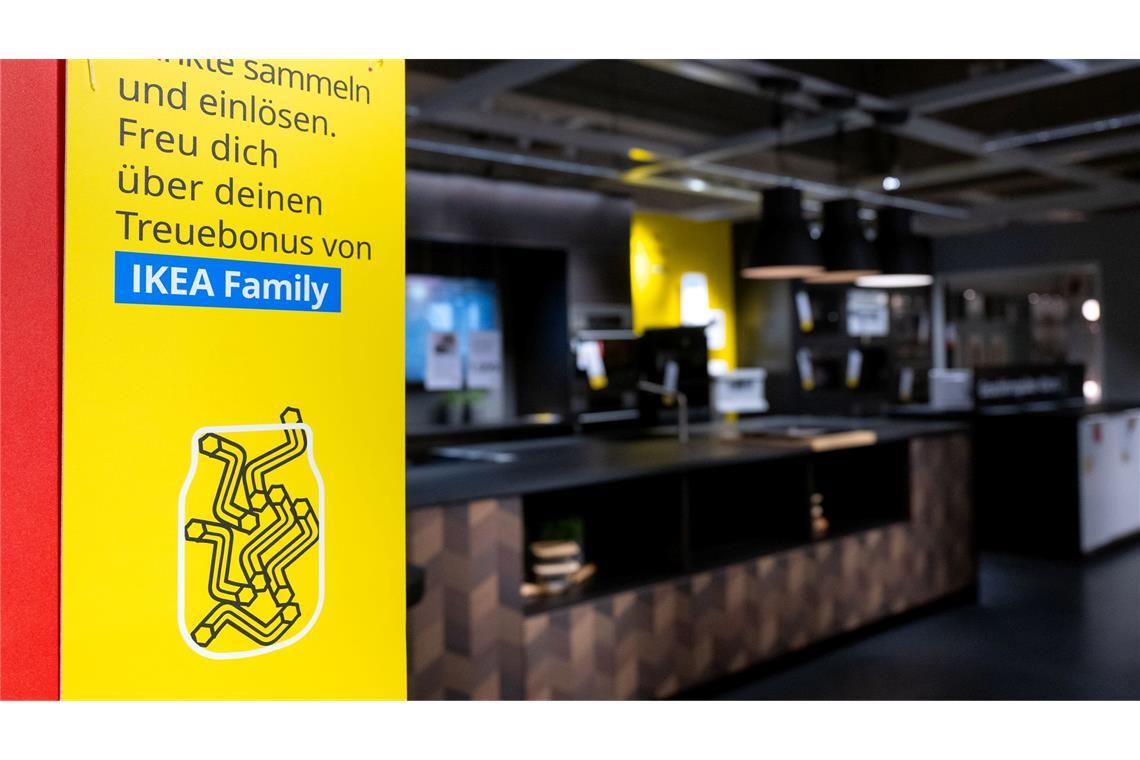 Auch bei Ikea können Kunden Punkte sammeln. (Symbolbild)