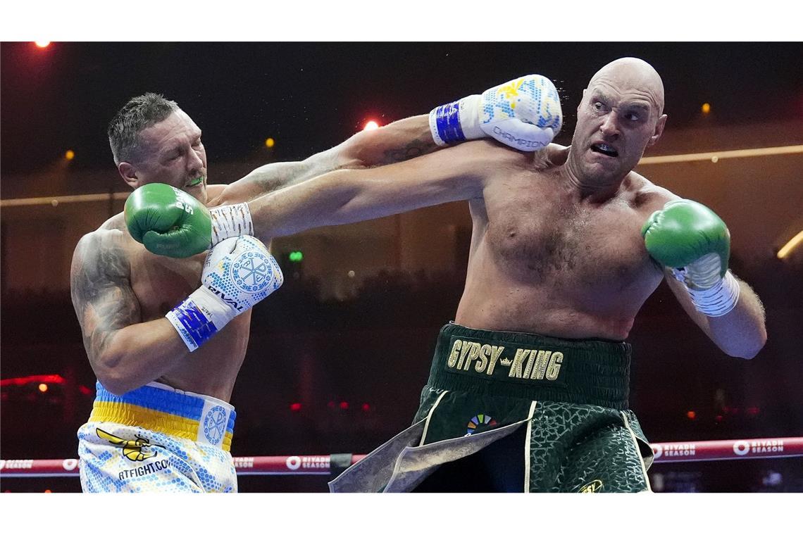 Auch das zweite WM-Duell der Schwergewichtsboxer Oleksandr Ussyk und Tyson Fury findet in Riad statt