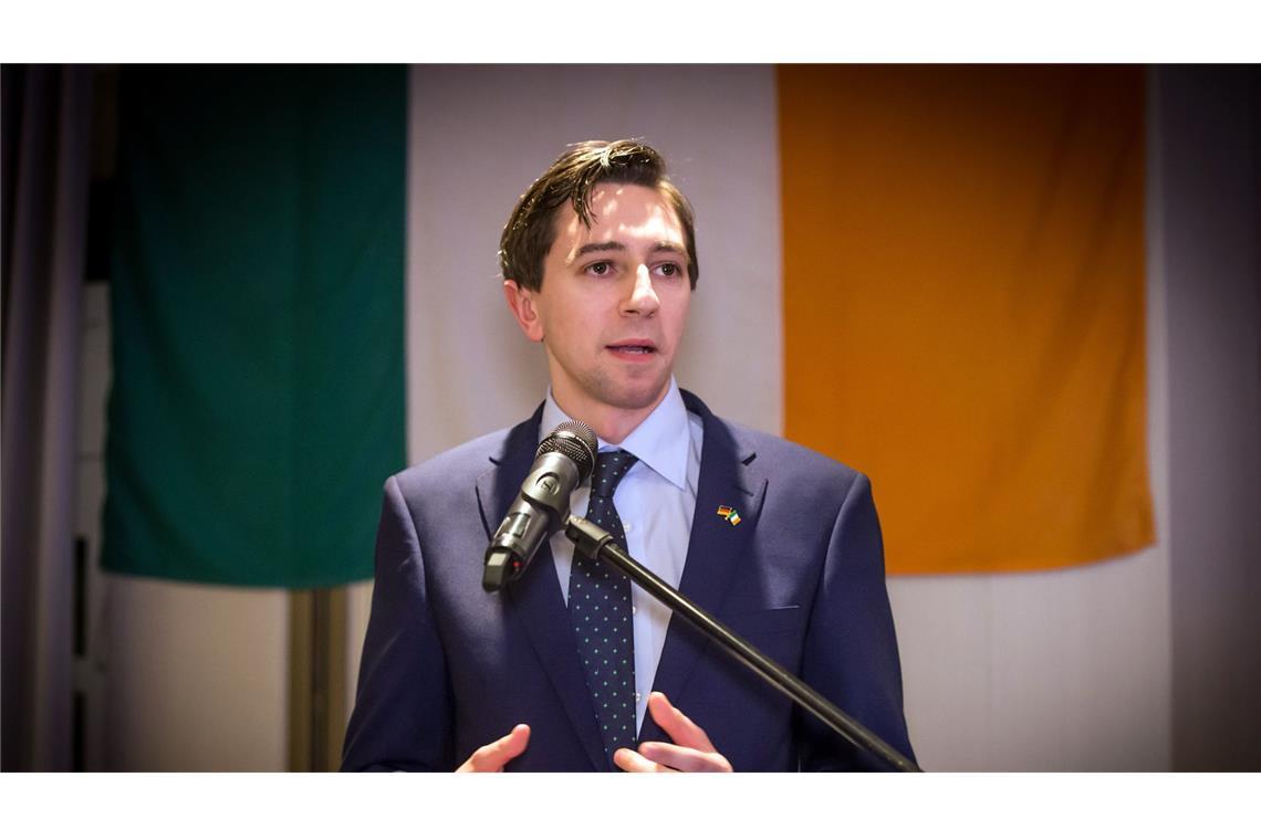 Auch der irische Premierminister Simon Harris kündigte die Anerkennung Palästinas an. (Archivbild)