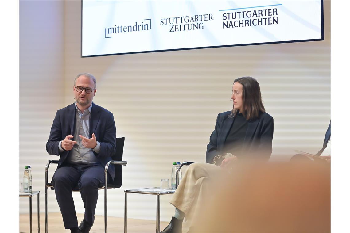 Auch der Leiter des Berliner Büros, Tobias Peter, war extra nach Stuttgart gereist.