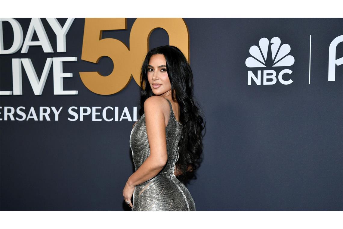 Auch Kim Kardashian kam zum "SNL50: The Anniversary Special" im Rockefeller Plaza.