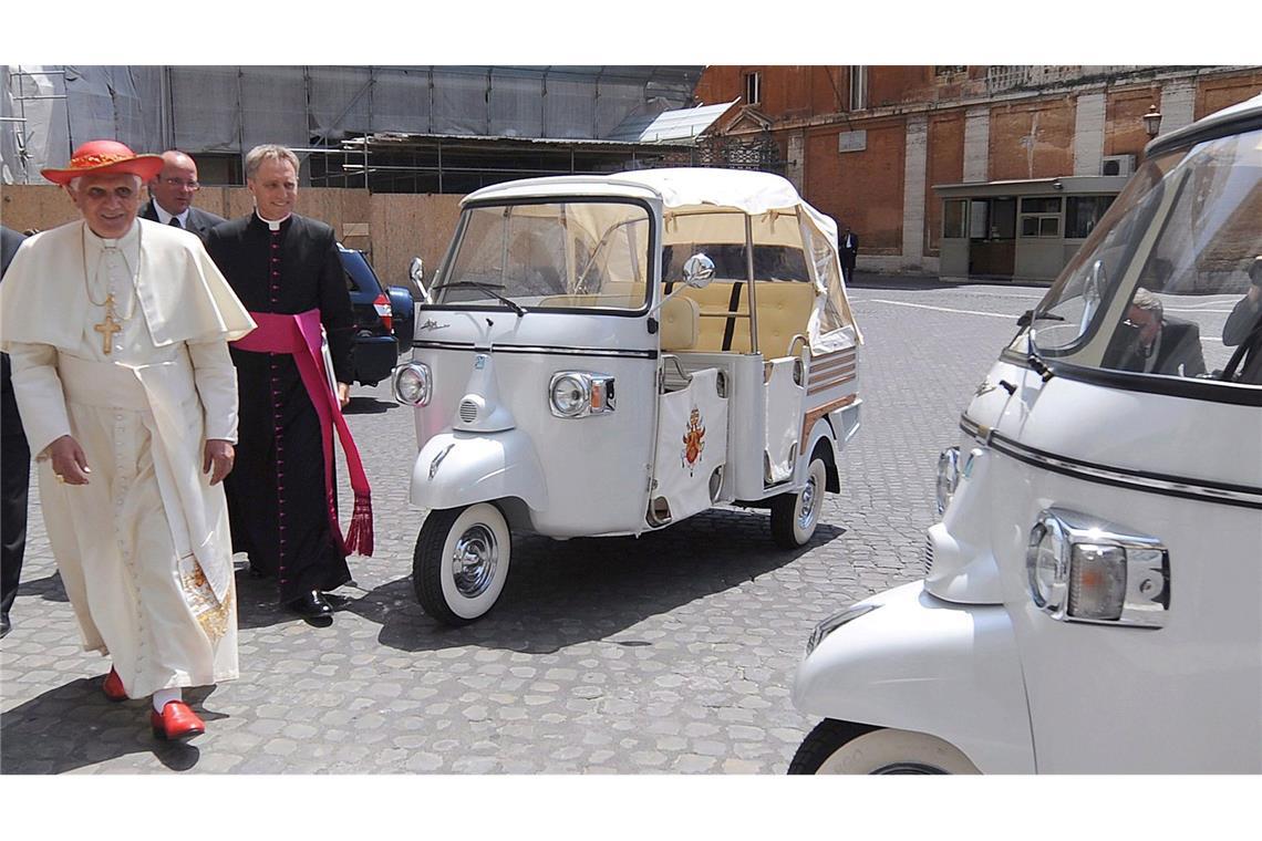 Auch Papst Benedikt XVI. bekam einst ein "Apamobil". (Archivbild)