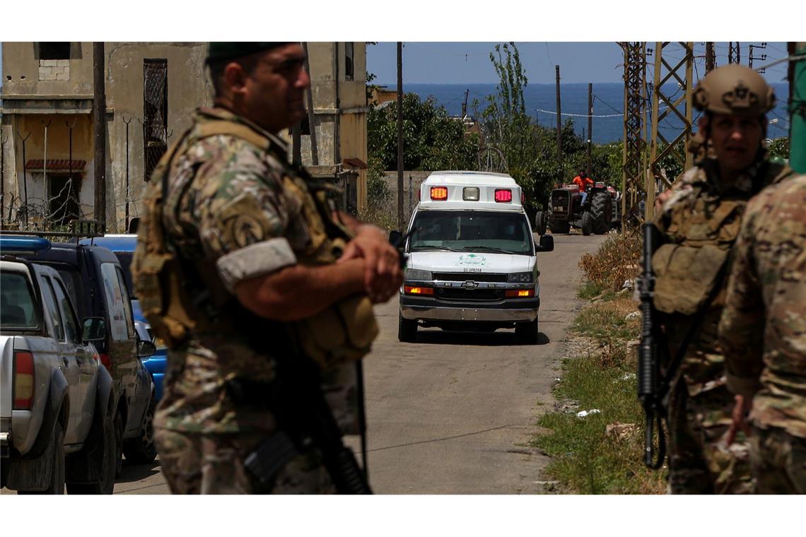 Auch Rettungskräfte geraten im Libanon zwischen die Fronten